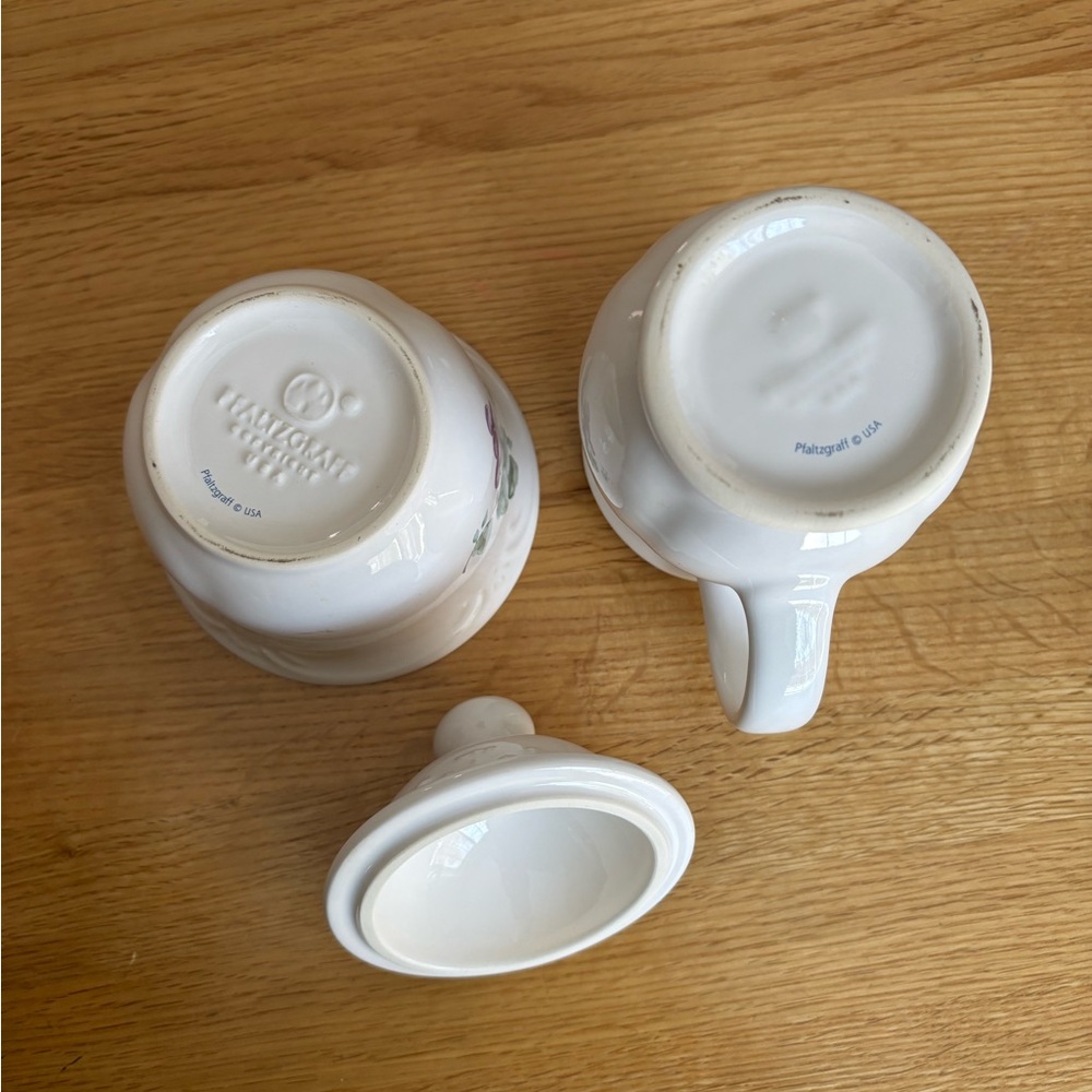 Pfaltzgraff Sugar & Creamer Set - Picture 3 of 5